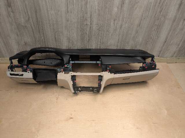 10-15 OEM BMW F01 F02 Alpina B7 Dashboard Dash Leather Panel Black / TAN w HUD