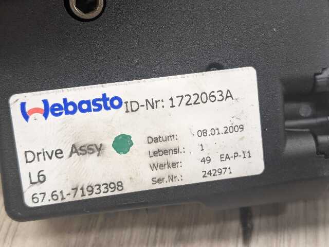 OEM BMW F02 F06 F10 F13 F16 F22 F30 F32 F36 F80 F82 Sunroof Glass Motor Drive