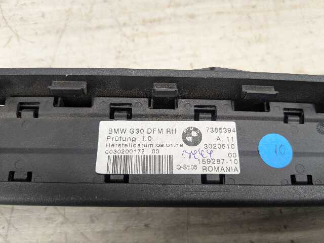 OEM BMW F90 G30 540 M550 M5 Rear Right Passenger Quarter Window Roller Sun Shade