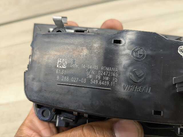 OEM BMW F22 F30 F32 F36 F80 Headlight Switch Control Panel Light Module BLACK