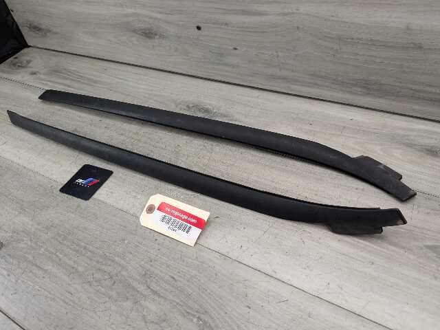 14-20 OEM BMW F32 F36 F82 M4 Front Left Right Windshield Side Drip Molding PAIR