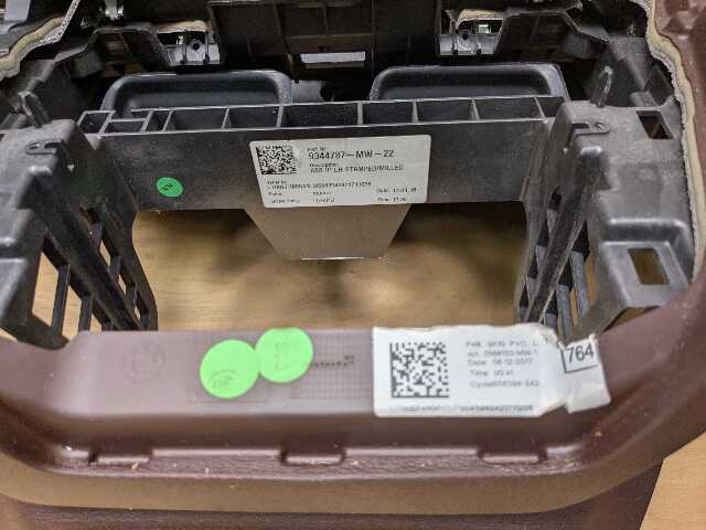 16-19 OEM BMW F48 X1 28i 28iX Dashboard Cover Trim Dash Panel BLACK/BROWN