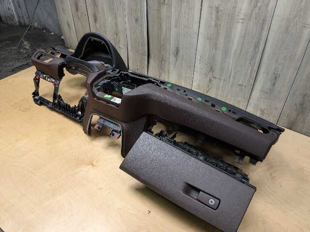 16-19 OEM BMW F48 X1 28i 28iX Dashboard Cover Trim Dash Panel BLACK/BROWN