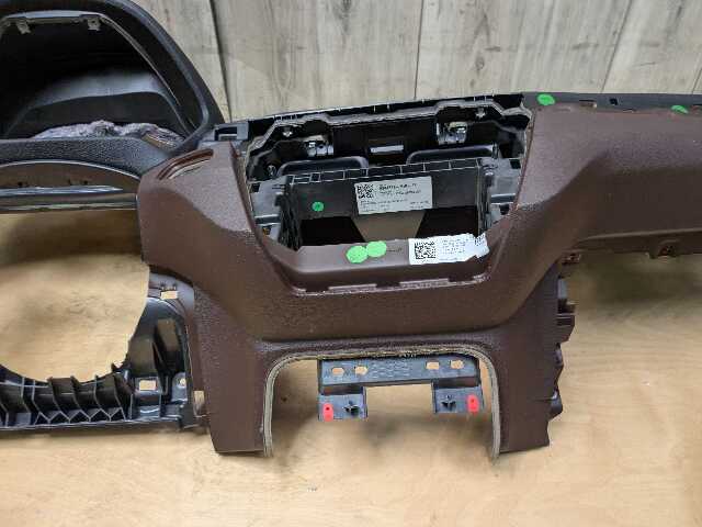 16-19 OEM BMW F48 X1 28i 28iX Dashboard Cover Trim Dash Panel BLACK/BROWN