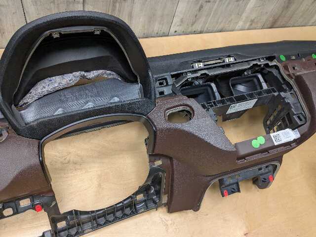 16-19 OEM BMW F48 X1 28i 28iX Dashboard Cover Trim Dash Panel BLACK/BROWN