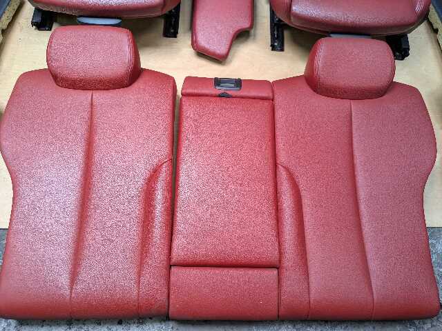 OEM BMW F32 428 430 435 440 Front Rear Left Right Interior Seat Panel RED Heated