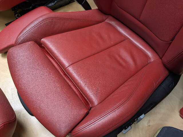 OEM BMW F32 428 430 435 440 Front Rear Left Right Interior Seat Panel RED Heated