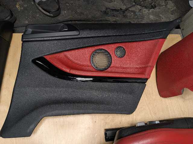 OEM BMW F32 428 430 435 440 Front Rear Left Right Interior Seat Panel RED Heated