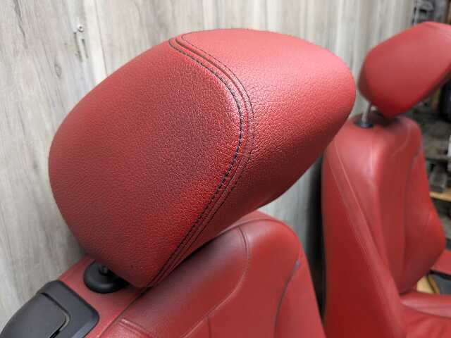 OEM BMW F32 428 430 435 440 Front Rear Left Right Interior Seat Panel RED Heated