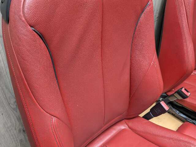 OEM BMW F32 428 430 435 440 Front Rear Left Right Interior Seat Panel RED Heated