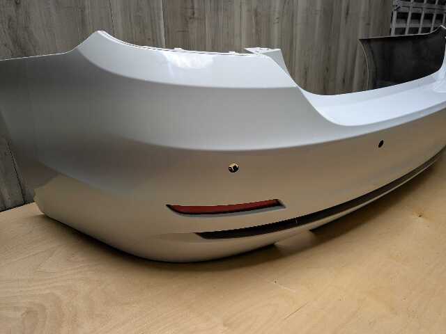 *14-17 OEM BMW F32 F33 F36 BASE Rear Bumper Cover w/ Diffuser White