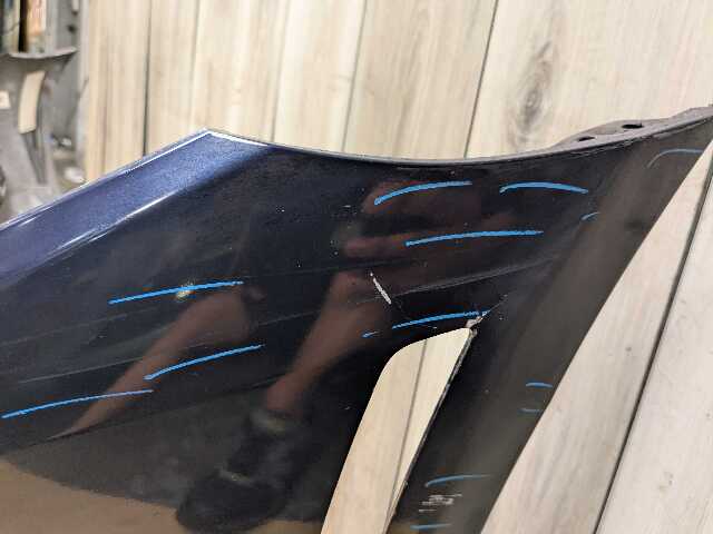 *11-13 OEM BMW F10 528 535 550 Front Cover w/ Upper & Lower Grilles Blue A89