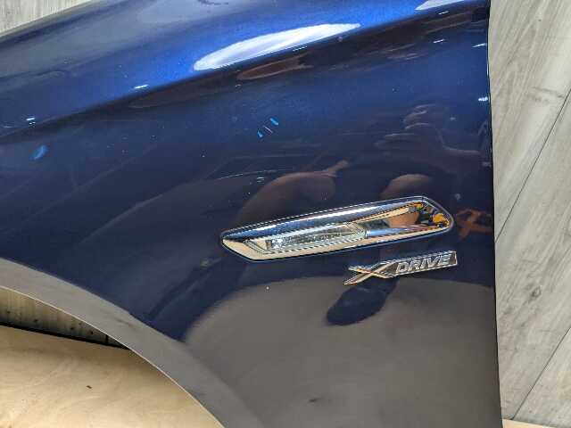 11-16 OEM BMW F10 528 535 550 Left Driver Side Fender Panel Blue A89