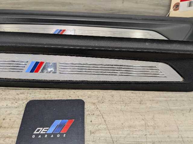 OEM BMW F30 F36 335 440 Front Door Sill Cover Trim Entrance Sill Kick Plates SET