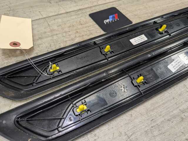 OEM BMW F30 F36 335 440 Front Door Sill Cover Trim Entrance Sill Kick Plates SET