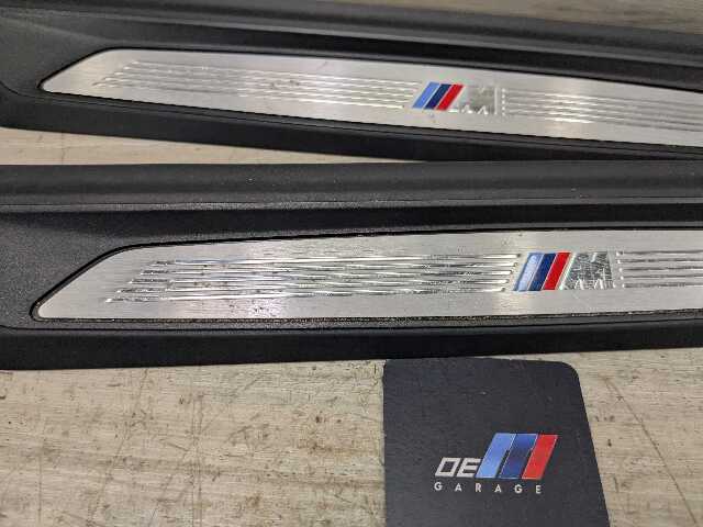 OEM BMW F30 F36 335 440 Front Door Sill Cover Trim Entrance Sill Kick Plates SET