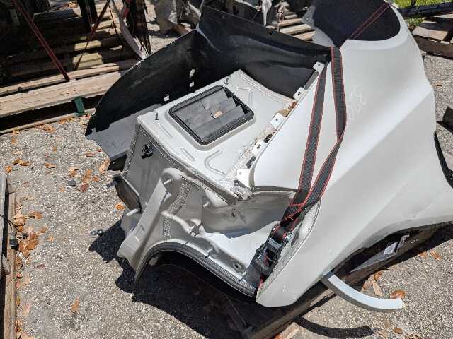 *15-20 OEM BMW F80 M3 Rear Left Driver Side Quarter Panel Frame Cut White A96