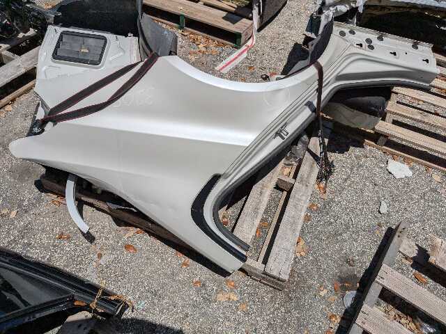 *15-20 OEM BMW F80 M3 Rear Left Driver Side Quarter Panel Frame Cut White A96