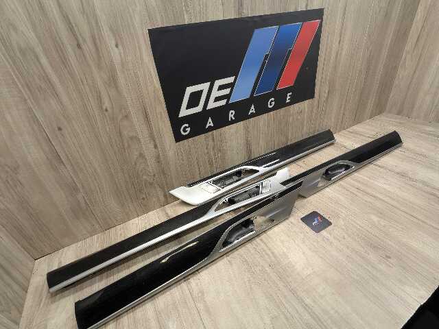OEM BMW G11 G12 740 750 Front Rear Left Right Door Panel Card Wood Trims SET (4)