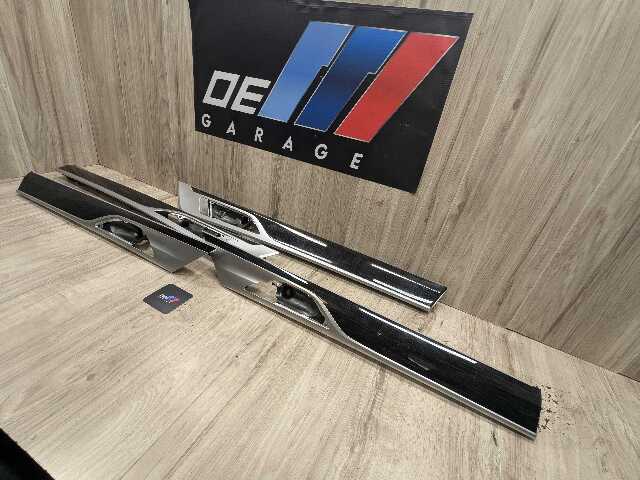 OEM BMW G11 G12 740 750 Front Rear Left Right Door Panel Card Wood Trims SET (4)
