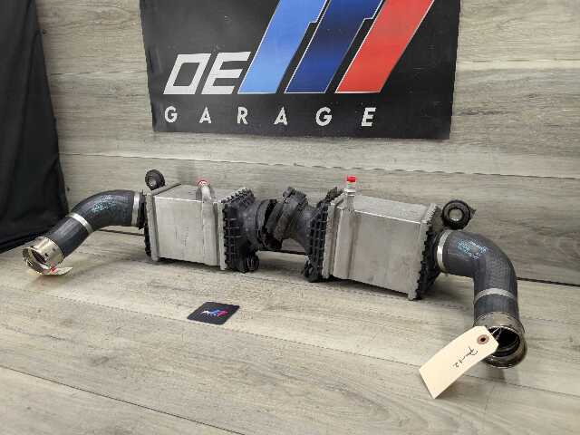16-19 OEM BMW G30 M550 G12 750 N63R Turbocharger Intercooler Air Cooler SET