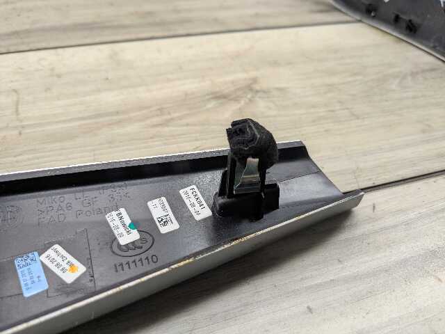 12-20 OEM BMW F30 F32 F36 ALUMINUM Interior Dash Door Center Console Trim SET