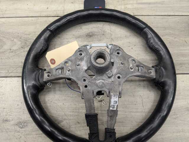 OEM BMW F22 F23 F30 F32 F33 F36 M SPORT Steering Wheel Black Leather MANUAL
