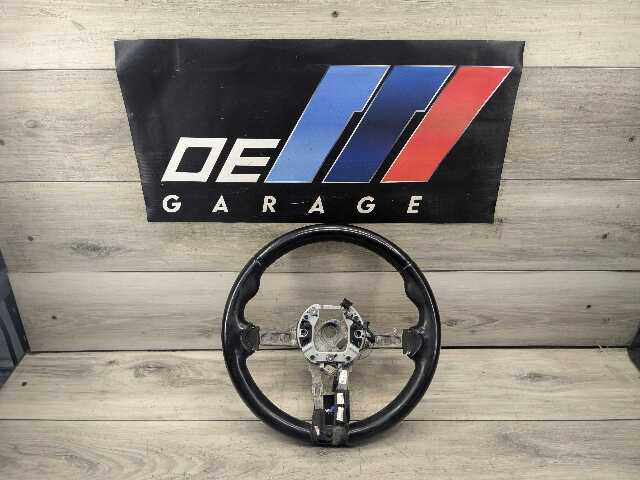 OEM BMW F22 F23 F30 F32 F33 F36 M SPORT Steering Wheel Black Leather MANUAL