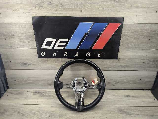 OEM BMW F22 F23 F30 F32 F33 F36 M SPORT Steering Wheel Black Leather MANUAL