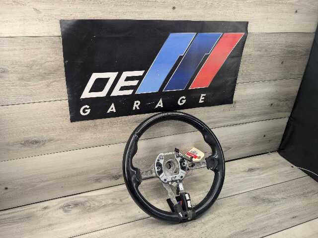 OEM BMW F22 F23 F30 F32 F33 F36 M SPORT Steering Wheel Black Leather MANUAL