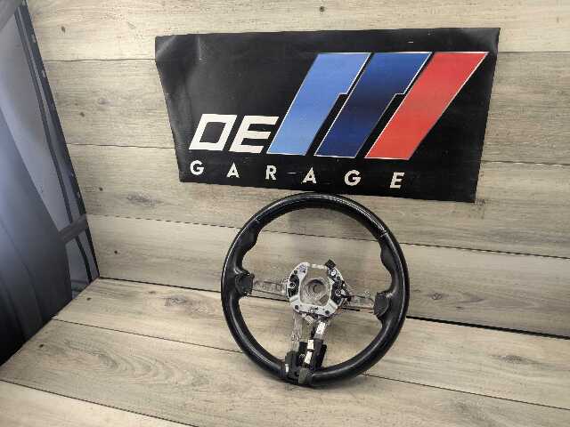 OEM BMW F22 F23 F30 F32 F33 F36 M SPORT Steering Wheel Black Leather MANUAL