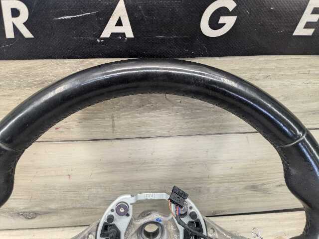 OEM BMW F22 F23 F30 F32 F33 F36 M SPORT Steering Wheel Black Leather MANUAL