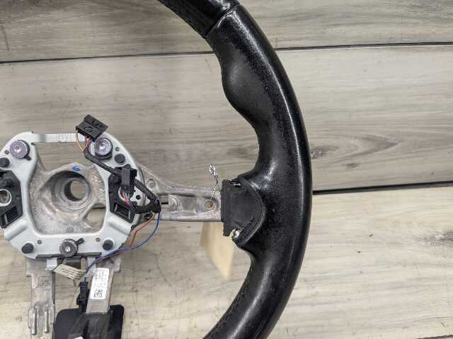 OEM BMW F22 F23 F30 F32 F33 F36 M SPORT Steering Wheel Black Leather MANUAL
