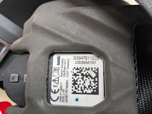 OEM BMW G42 G87 230 M240 M2 Rear Left Right Seat Belt Seatbelt Retractor Black