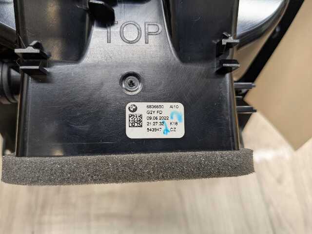 OEM BMW G20 G22 G23 G26 G80 G82 G83 M3 Rear AC Air Vent Panel Trim Cover Black