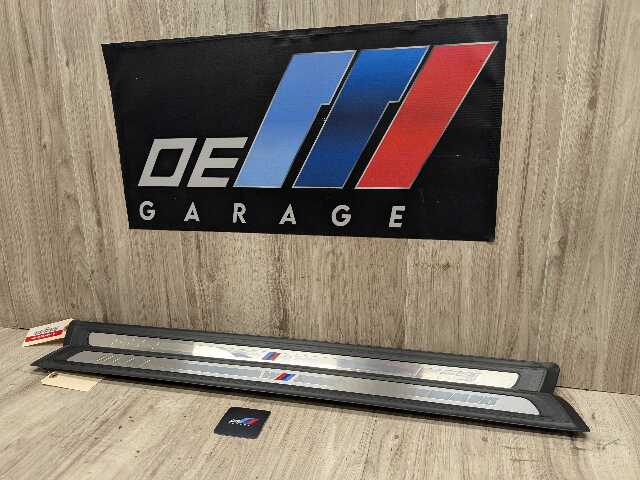 21-25 OEM BMW G22 G42 M SPORT Front Left Right Door Sill Plate Molding Trim PAIR