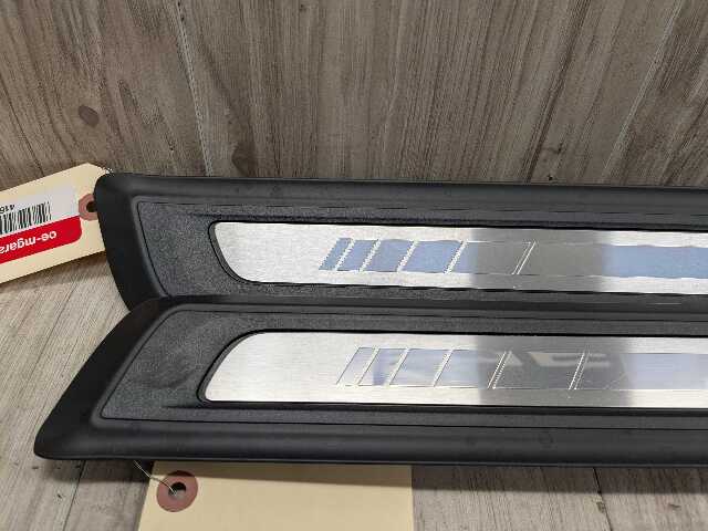 21-25 OEM BMW G22 G42 M SPORT Front Left Right Door Sill Plate Molding Trim PAIR