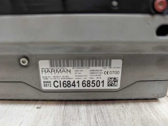 PRE-LCI OEM BMW F90 G01 G12 G30 Navigation Radio Audio Head Unit NBT EVO HU 3.2