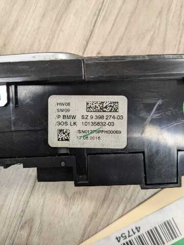 16-19 OEM BMW G11 G12 740 750 70 Center Console Operating Unit Traction Switch