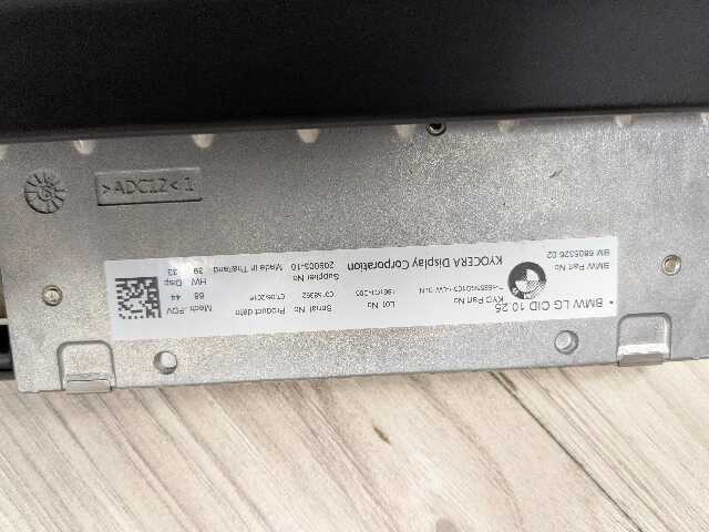 16-19 OEM BMW G11 G12 740 750 M760 Dash Navigation Display Monitor Screen 10,25"