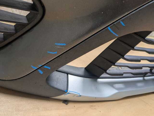 *16-19 OEM BMW F48 X1 Front Bumper Cover Panel w/ Grilles X-LINE Gray B39