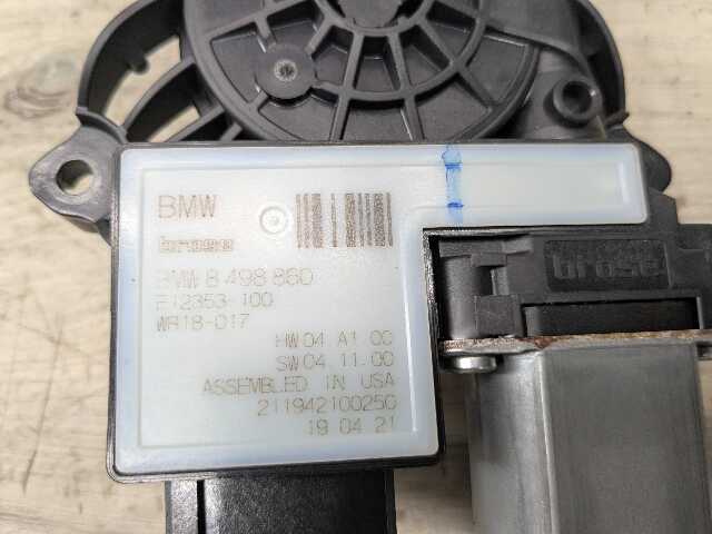 OEM BMW G20 G80 330 M340 M3 FRONT Right Passenger Door Window Regulator Motor