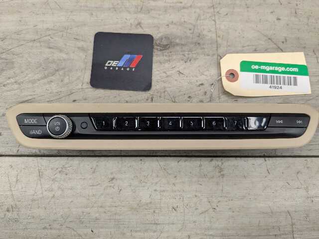 OEM BMW G20 G22 G23 G26 330 M340 430 Audio Control Radio Switch Button Beige