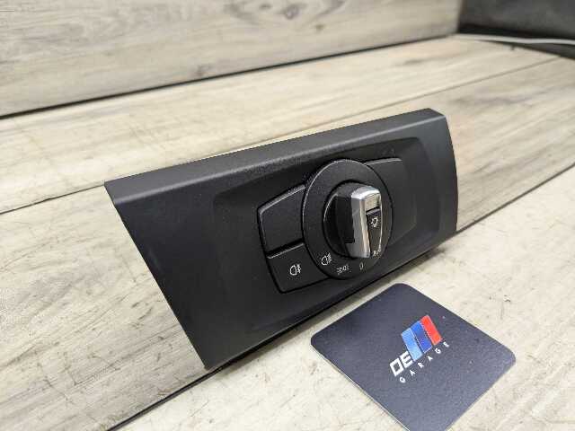 08-11 OEM BMW E82 E88 E90 E91 Headlight Switch Control Panel Light Module BLACK