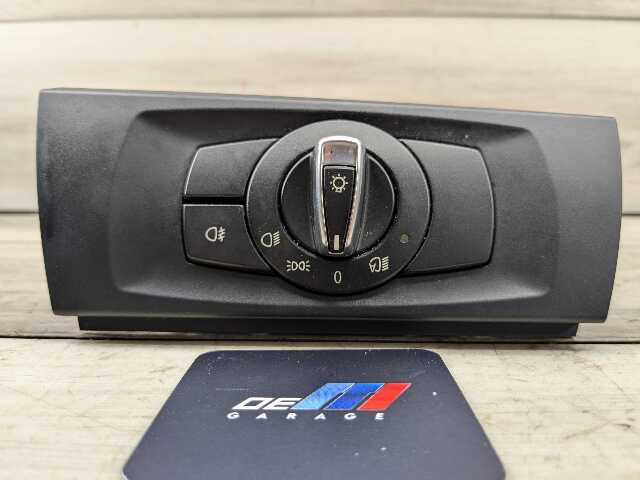 08-11 OEM BMW E82 E88 E90 E91 Headlight Switch Control Panel Light Module BLACK