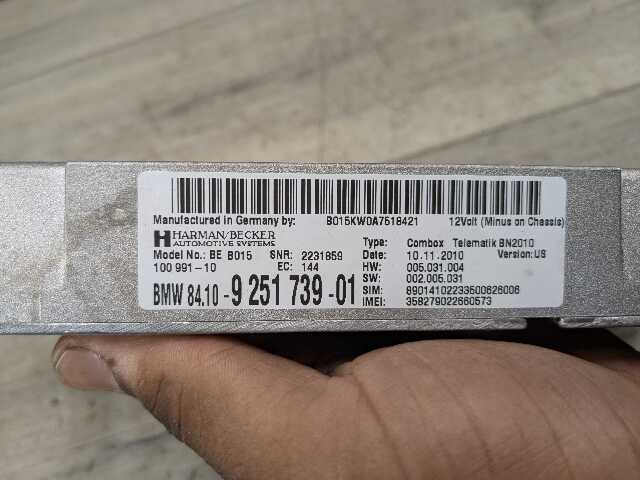 OEM BMW F02 F10 F13 F30 M6 Combox Telematics Communication Bluetooth GPS Module