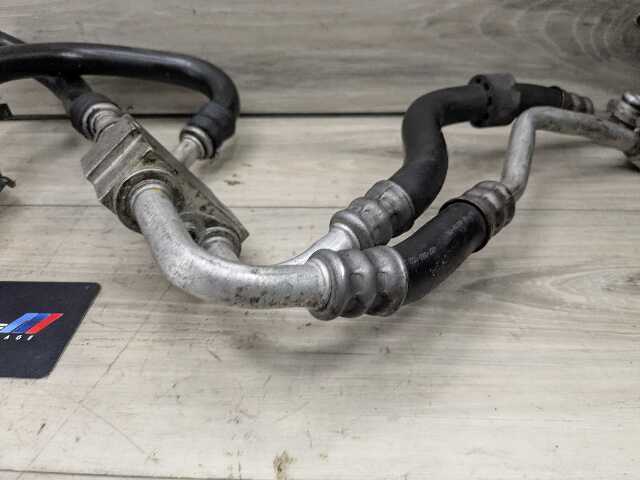 OEM F80 F82 F83 F87 M3 M4 Transmission Oil Cooler Inlet Outlet Hose Line S55 N55