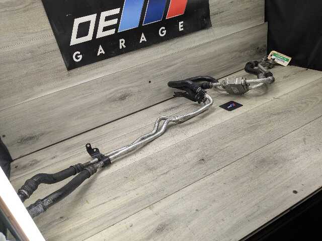 OEM F80 F82 F83 F87 M3 M4 Transmission Oil Cooler Inlet Outlet Hose Line S55 N55