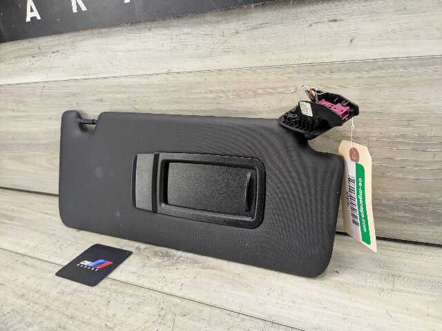 19-24 OEM BMW G20 G80 330 M340 M3 Right Passenger Side Interior Sun Visor Black