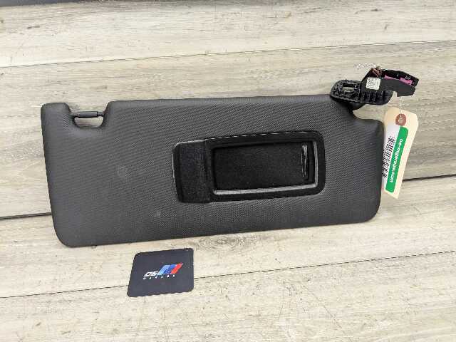 19-24 OEM BMW G20 G80 330 M340 M3 Right Passenger Side Interior Sun Visor Black